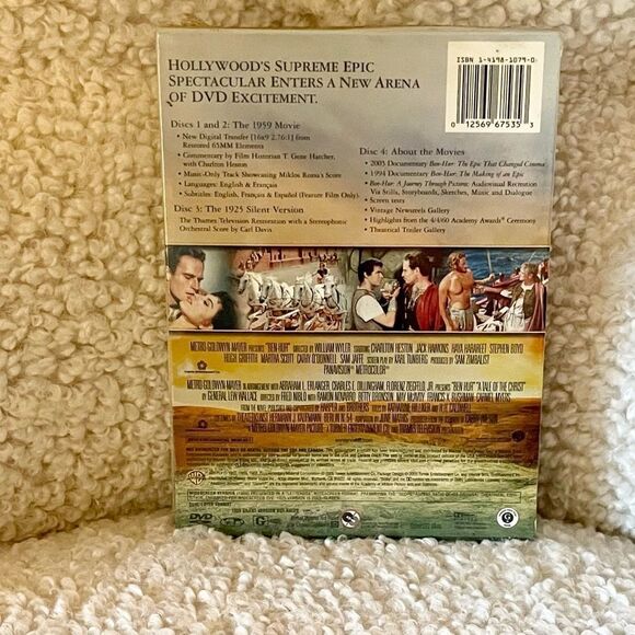 William Wyler’s Ben Hur Four-Disc Collectors Edition Movie Box Set - Picture 2 of 2